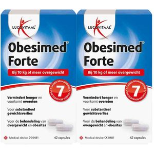 2x Lucovitaal Obesimed Forte 42 capsules