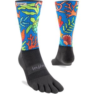 Injinji Trail Midweight Crew - Blauw/Groen - 37-40