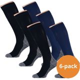 Xtreme Compressie Sokken Hardlopen 6-pack Multi Blue