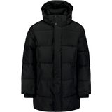 Lange Parka - Gestepte - Met Afritsbare Capuchon