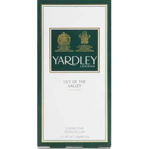 Yardley Lily of the Valley - 3 x 100g - Luxe Zeep