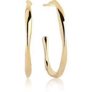 Sif Jakobs Jewellery Damen-Ohrringe Cetara Pianura 925er Silber One Size Gelbgold 32011884