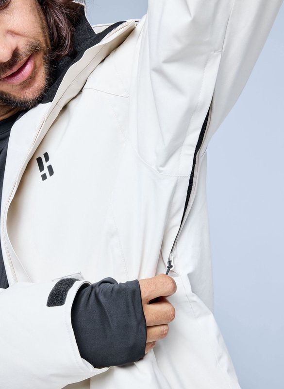 POEDERBAAS - arctic 2l insulated jacket men - Ski jack heren - Donkergrijs