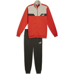 Puma - Power Poly - Trainingspak - Rood - Grijs - M