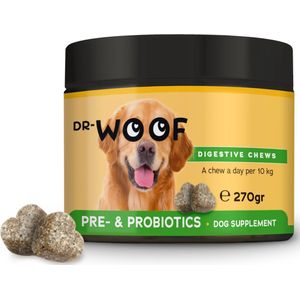 Probiotica hond tegen jeuk - 270gr - probiotica voor honden - Ondersteunt darmflora - 90 Stuks Hondensnoepjes - Honden supplementen - Hondensnacks - Probiotica + Prebiotica