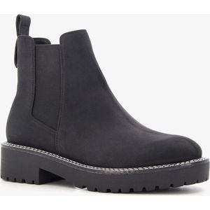 Blue Box lage dames chelsea boots zwart - Maat 40