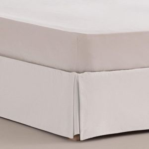 Luxe cover voor boxspringbedden 140 x 190/200 cm - Wit bedframe 140 cm - Slaapkamer accessoires Corner Bed Skirt