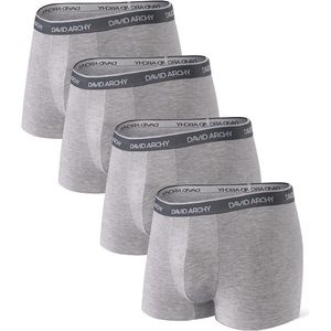 Heren ondergoed van bamboe-rayon - Ademend, superzacht, lichtgewicht slips met gulp - 4-pack