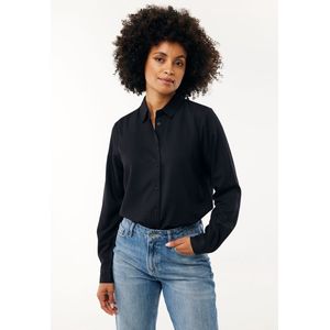 Mexx Blouse Viscose Black Dames - Maat 40