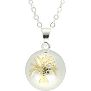 La Rosa Princesa Bola Zwangerschapsketting Tree Of Life Roze