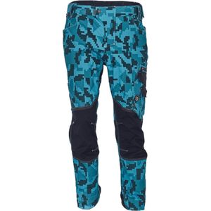 Neurum camouflage werkbroek petrol blauw maat 48