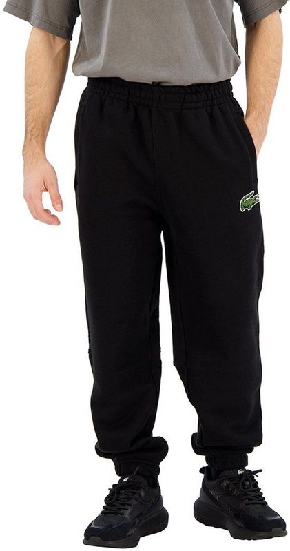 Lacoste - XH0075 - Joggers - Zwart - Unisex - Organic Cotton Fleece