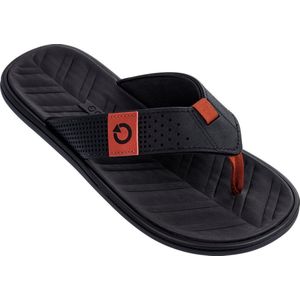 Cartago Malta heren slippers - Black/orange - Schoenen - Slippers - Slippers