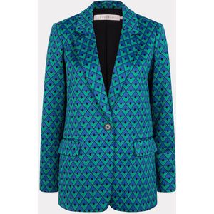 Blazer knit jacquard retro 999 - 999 print