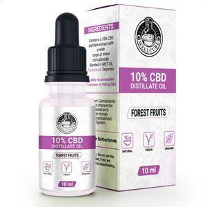Wellcure® Organische CBD Olie - Bosvruchtensmaak Destillaat - Biologische Wietolie