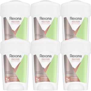 Rexona Deo stick Creme – Max Protection - Sport Strength - 6 stuks - Voordeelverpakking