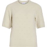 Vila - Visofie 24 Knit - Gebreide Trui - Off-white