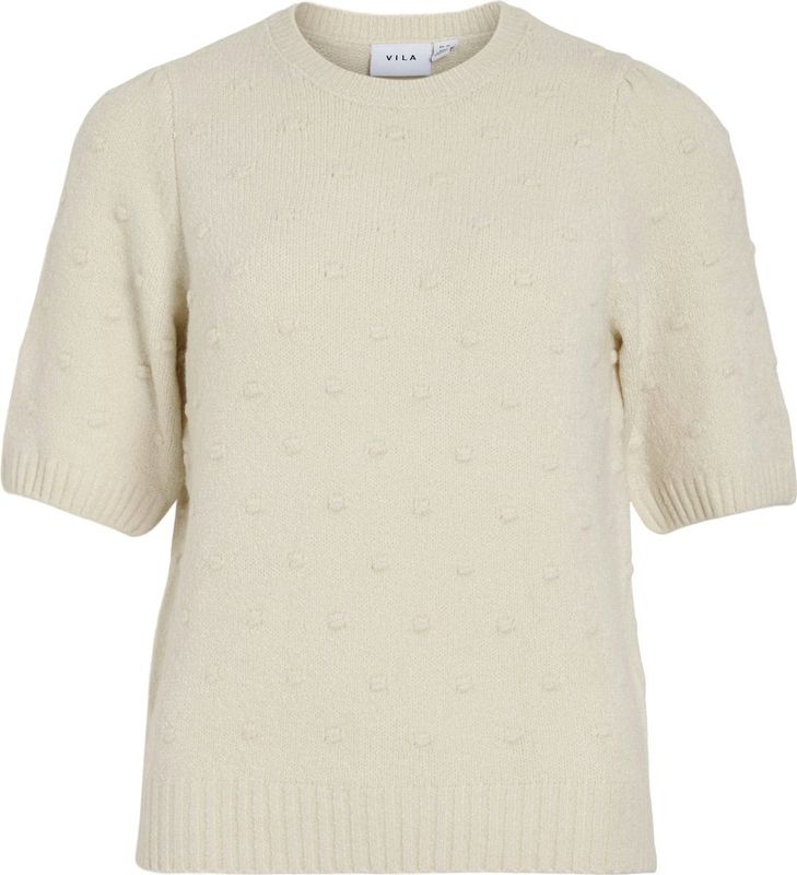 Vila - Visofie 24 Knit - Gebreide Trui - Off-white