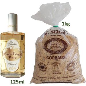 Bio persoonlijke hygiëne  VOORDEEL pakket. Biologisch ecologisch. Vintage Eau de Colognes uit Grasse, Marseille zeepvlokken.