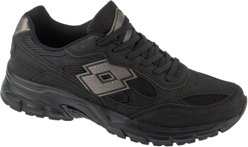 Lotto - Sneakers - Black - Synthetisch - Laag - Vetersluiting