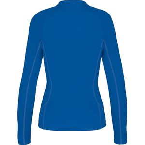 SportSweatshirt Dames XL Proact 1/4-ritskraag Lange mouw Sporty Royal Blue 100% Polyester
