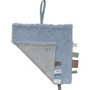 Snoozebaby Organisch Knuffeldoekje Fresh Blue - 25x25 cm