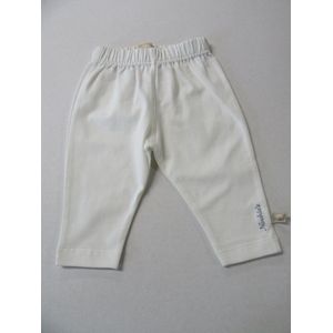 noukie's , broekje , wit , uni , sweat stof ,  3 maand