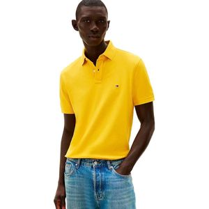 Tommy Hilfiger 1985 Regular Fit Korte Mouw Poloshirt Geel S Man