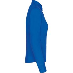 Blouse Dames S Kariban Lange mouw Light Royal Blue 65% Polyester, 35% Katoen