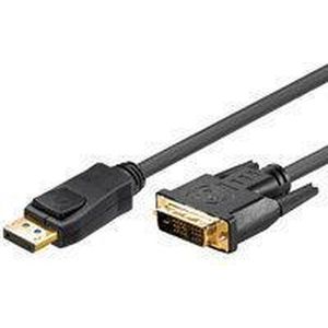 Goobay 5m DP/DVI DisplayPort Zwart