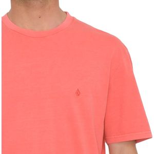 Volcom Solid Stone Emb Standard T-shirt - Washed Ruby