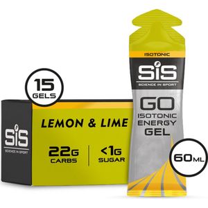 Science in Sport - SiS Go Isotonic Energygel - Energie gel - Isotone Sportgel - Lemon & Lime Smaak - 15 x 60ml