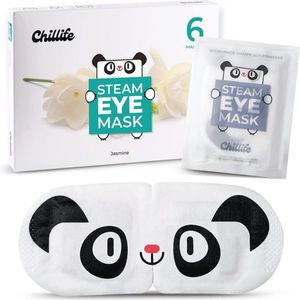 Verwarmend Oogmasker met Jasmijnengeur - 6 Stuks voor Ontspanning en Wellness