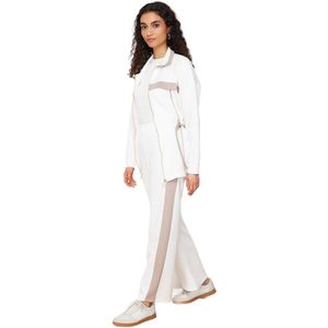 Trendyol Mink Scuba Kwaliteit Comfort Tuniek-Broek Gebreide Top-Onderstuk Set Tctaw24Us00071