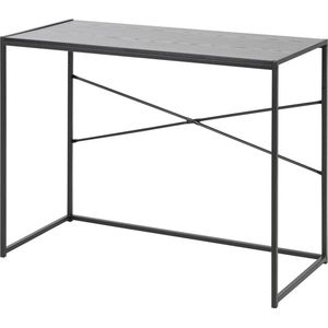 Lisomme Vic houten bureau zwart - 100 x 45 cm