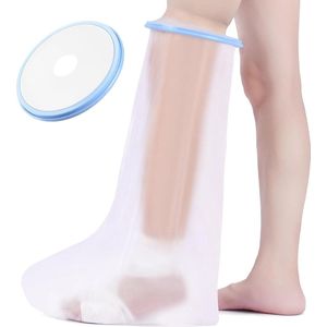 Douchebescherming voor volwassenen - Waterdichte gipsbescherming voor onderbeen - Gipsverbanden - Beenbescherming - Douches - Benen droog