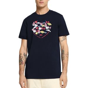 Hello Kitty En Vrienden Ballonnen In Hartvorm Premium T Shirt Heren