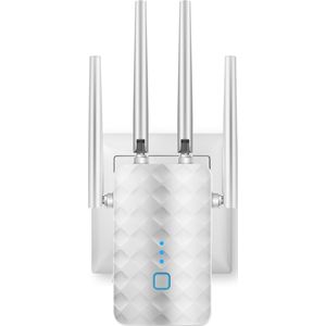 WiFi Versterker Stopcontact – 1200 Mbit/s – Dual Band 2.4G & 5G – WiFi Repeater – WiFi Booster – WiFi Extender – Inclusief Ethernetpoort & NL Handleiding