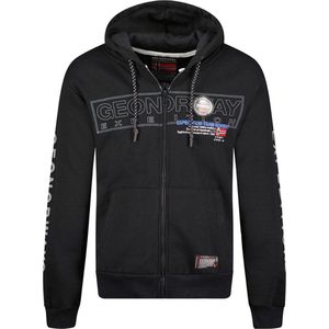 Zwart Vest Met Capuchon En Rits Geographical Norway Galette - S