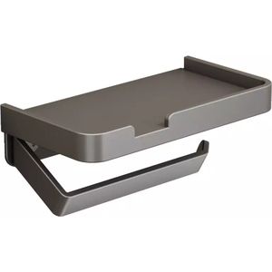 Toiletrolhouder met Plankje - WC Papier Houder - Modern