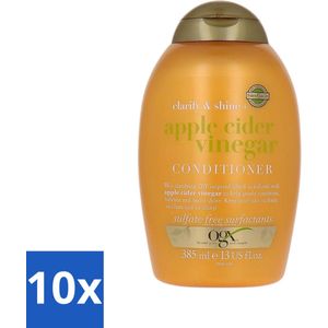 OGX - Apple Cider Vinegar - Conditioner - Clarify + Shine - 385 ml - Bulkverpakking - 10 stuks