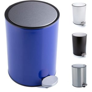 Cosmeticabak RVS 3l badkamer prullenbak met softclose systeem voor blauw