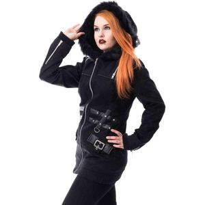 Heartless Sara Jacket Tussenseizoensjas zwart XS Katoen Dames - Gothic, Industrial, Rock wear