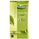 Thee pickwick fair trade green pure 25x1.5gr | Omdoos a 3 pak x 25 stuk | 3 stuks