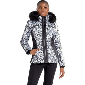 Dare2B Dames Mastery Jas WhtBlurrdAni Maat XS/34