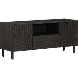 vidaXL-Tv-meubel-105x33x46-cm-massief-mangohout-zwart
