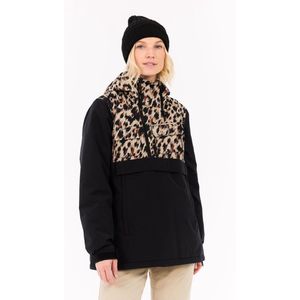 Protest Prtviper - Skijas Dames - Panterprint Anorak - Waterkolom 10K - Winterjas – True Black