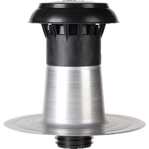 Burgerhout BM Vent 3000 Aluminium dakontluchting dubbelwandig met kunststof kap 150 160 mm