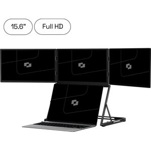 Screenmate® Panorama 15,6'' - Portable monitor - Draagbaar Beeldscherm - Draagbare monitor - Full HD - IPS - Zwart