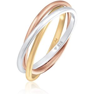 Elli - Dames ring - maat 54 - Tricolor